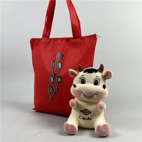Guangzhou tas warna-warni Co., Ltd bunga tas Tote popok tenun tas Tote putih dengan ritsleting Anime buaya tas Tote Logo