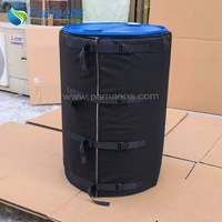 Chauffe-tambour noir de 55 gallons avec contrôle numérique de la température réglable