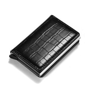 Portefeuille pour homme sécurisé avec protection <span class=keywords><strong>RFID</strong></span>, design à trois volets, texture pierre, cuir PU, emplacements pour cartes multifonctionnels - Product Image 3