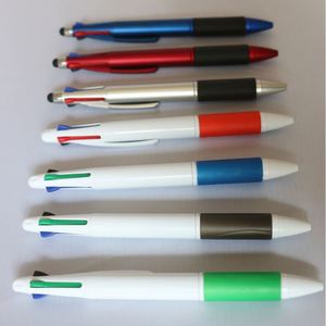 Stylo bille multifonctionnel en plastique en gros pour l'école et le bureau - Product Image 2