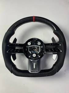 Volante Deportivo de Cuero PU y Fibra de Carbono al por Mayor para las Series 1, X3, X6, G20, G28, G30 - Product Image 4