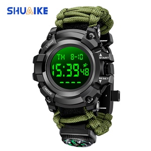 Nouvelle montre numérique à boussole, chronographe, multifonction, montre LED pour étudiants, montre de sport de plein air, camouflage, mode, montre électronique pour hommes - Product Image 6