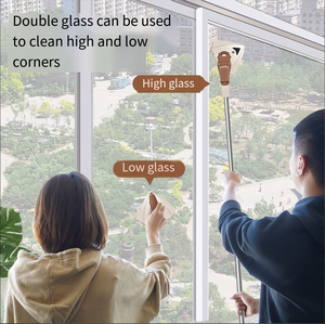 L'essuie-glace magnétique de type tige de nettoyeur de vitres d'immeubles de grande hauteur nettoie la <span class=keywords><strong>raclette</strong></span> en verre monocouche à double couche - Product Image 2