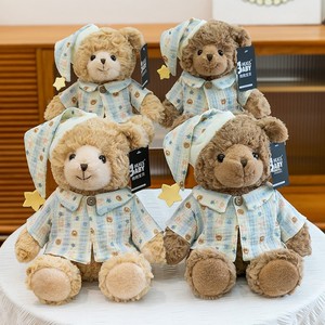 Orsetto di peluche morbido all'ingrosso, simpatico orsetto marrone per la <span class=keywords><strong>buonanotte</strong></span>, orsetto di peluche creativo - Product Image 1