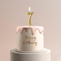 10 Stück Gel-Wachs Paraffin-Wachs Zahlen-Geburtstagstortenkerzen 0-9 für Backen & Dessert-Party-Dekoration