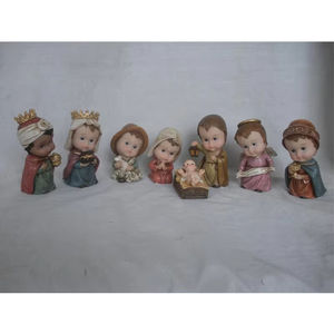 Personnalisé Anime Inspiré 3D Résine Artisanat Divin Enfant Jésus Nino Statue Religieux Décor À La Maison Statue De Noël de la Vierge <span class=keywords><strong>Marie</strong></span> - Product Image 5