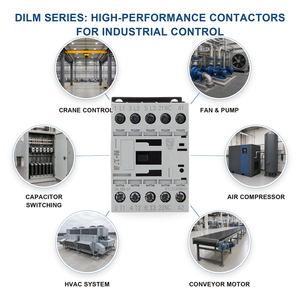 Contactor Magnético de CA Eaton Moeller Serie DILM <span class=keywords><strong>DILM9</strong></span>-<span class=keywords><strong>01</strong></span>(24VDC) 9A 3P 1NC 24VDC CE UL CCC ISO para Control de Motores Industriales - Product Image 2