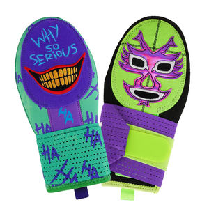 Guantes <span class=keywords><strong>de</strong></span> Béisbol Deslizantes <span class=keywords><strong>de</strong></span> Neopreno al Por Mayor para Jóvenes con Logotipo Bordado Colorido para Mano Derecha e Izquierda - Product Image 1