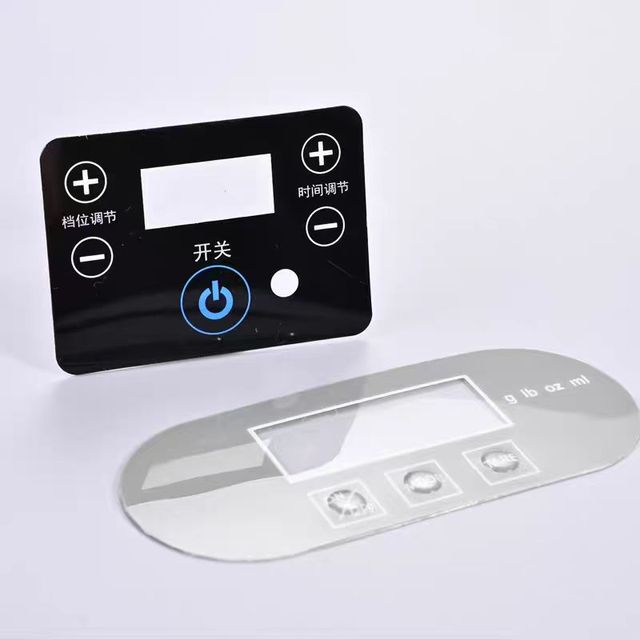 OEM Polycarbonate (PC) Front Control Panel Label for Home Appliance Electronics