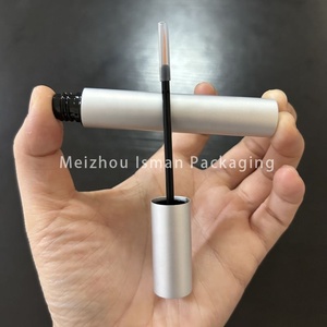 ISMAN Lujoso Tubo Redondo <span class=keywords><strong>de</strong></span> Aluminio <span class=keywords><strong>de</strong></span> 5ml para Rímel y Delineador, Botella Vacía Plateada para Suero <span class=keywords><strong>de</strong></span> Crecimiento <span class=keywords><strong>de</strong></span> <span class=keywords><strong>Pestañas</strong></span>, Venta al por Mayor, Personalizado, Directo <span class=keywords><strong>de</strong></span> Fábrica - Product Image 3