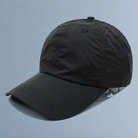 Gorra de béisbol de color sólido, transpirable, con protección solar, para deportes al aire libre, personalizada OEM/ODM, para hombres y mujeres