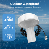 Compatible avec Garmin Ships Gpsmap Ais 1575.42mhz Amplificateur de signal actif Antenne GPS GNSS marine à tête de champignon