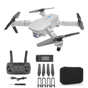 โดรนกล้องโดรน E88 1080P โดรนของเล่นโดรนสี่ใบพัดแบตเตอรี่ระยะไกล4K RC สำหรับ E88s Pro - Product Image 1