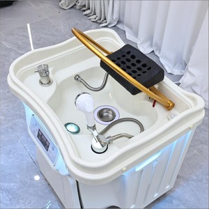 Tanques de Agua Portátiles de Acrílico, Lavabos para Champú, Muebles de Salón, Lavabo para Lavar el Cabello con Altura Ajustable, para Salones de Belleza - Product Image 4