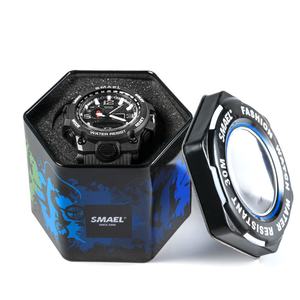 Boîte d'emballage pour montre numérique de la marque SMAEL, boîte en fer, boîte en papier, cadeau - Product Image 2