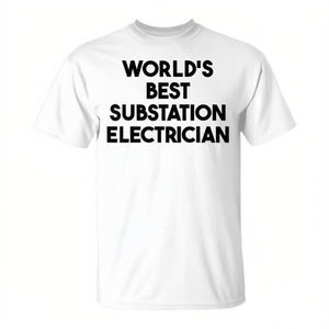 Camiseta del mejor electricista de subestaciones del mundo - Product Image 3