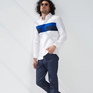 Judd <b>White</b> 100% Cotton <b>Casual</b> <b>Shirts</b> Breathable Summer OEM Service - Product Image 1