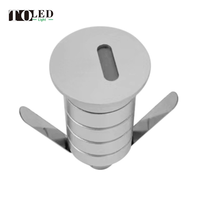 Luminaire encastré au sol en aluminium, profilé 6063, boîtier en aluminium extrudé avec couvercle en PC
