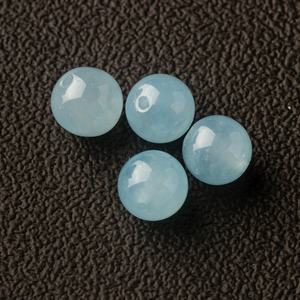 アクアマリン1PC Chalcedony Light BlueルースビーズDIYジュエリー手作り半完成石ブレスレットビーズアクセサリー - Product Image 3