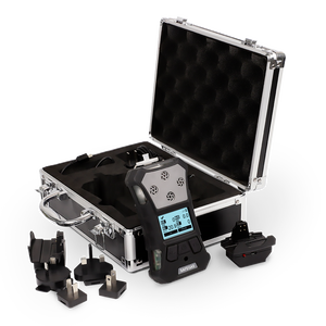 เครื่องตรวจจับก๊าซหลายชนิด SO2 H2S CO O2 LEL แบบพกพา IP67 พร้อมระบบเตือนภัย T-W-A S-T-E-L ได้รับการรับรองมาตรฐาน IECEX ATEX - Product Image 4