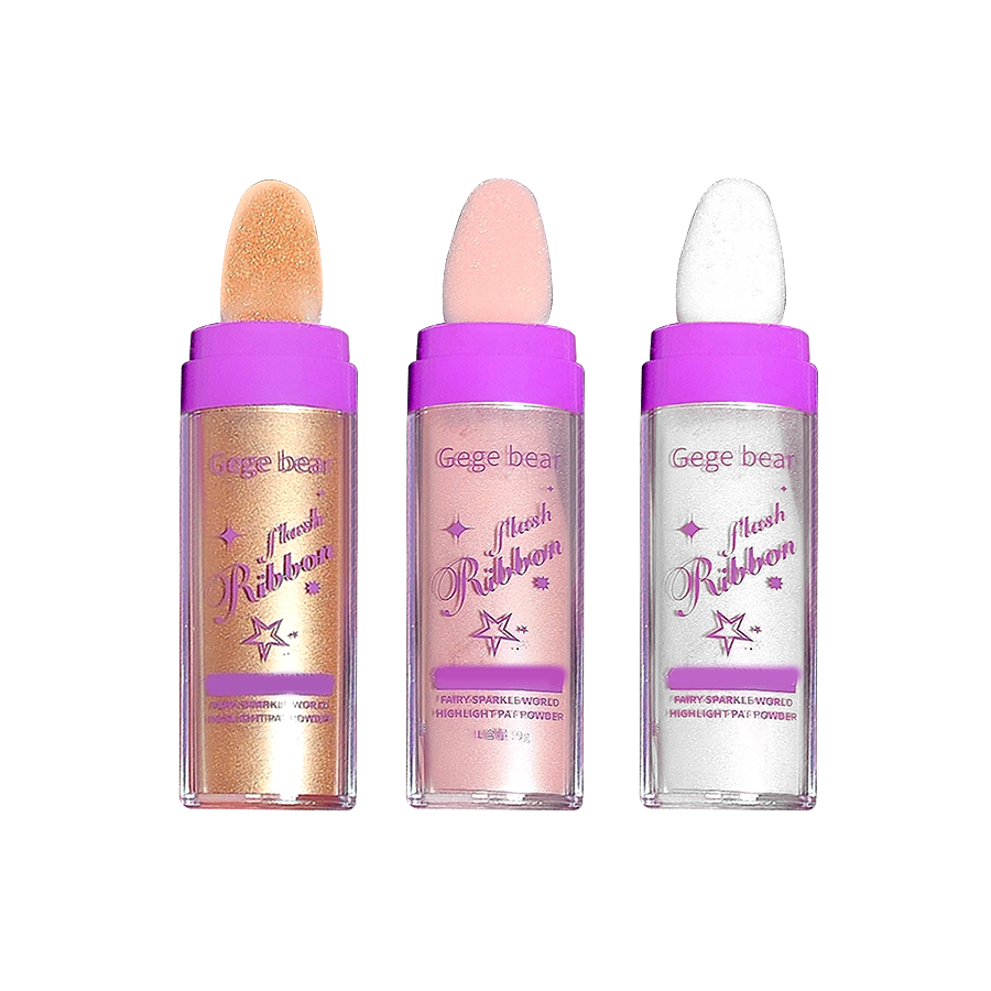 Penjualan terlaris Label pribadi Multi penggunaan Makeup Highlighter bubuk tahan lama tahan air mencerahkan berkilau tubuh bubuk Glitter