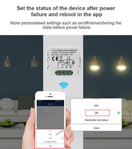 <span class=keywords><strong>Module</strong></span> d'interrupteur intelligent Mini 1CH Zigbee/<span class=keywords><strong>Wifi</strong></span>, dissimulé derrière les interrupteurs muraux, automatisation de la maison intelligente Tuya - Product Image 3