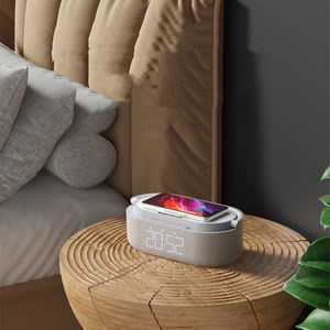 Haut-parleur à affichage LED haut-parleur Portable réveil chargeur sans fil <span class=keywords><strong>Radio</strong></span> FM lampe de Table double haut-parleurs pour fête à domicile - Product Image 6