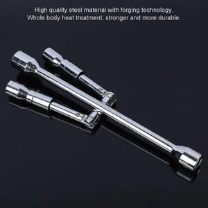 17/19/21/23mm 14 pouces 350mm universel pliant croix manchon voiture pneu clé à ergots - Product Image 5