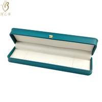 HLB Factory Coffret d'Emballage de Bijoux Cadeau Unique avec Logo Rouge Blanc Vert Luxe Personnalisé en Cuir PU – Ensemble d'Emballage pour Bijoux