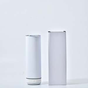 Vaso Térmico Recto de Acero Inoxidable de 20oz para Sublimación con Altavoz Inalámbrico Inteligente, desde Almacén de EE. UU. - Product Image 4