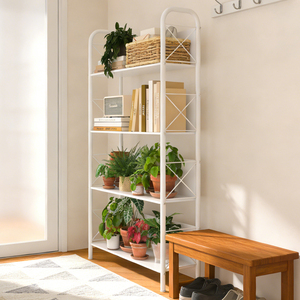 Cross Border Flower Stand 60cm White 3 Tier Durable <b>Storage</b> <b>Rack</b> For Living Room Balcony Plant Holder - Product Image 2