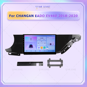 Cadre d'écran tactile stéréo de voiture de prix <span class=keywords><strong>direct</strong></span> d'usine pour CHANGAN EADO EV460 2018-2020 UV noir 9 pouces cadre de Fascia de panneau d'autoradio - Product Image 3