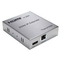 Venta al por mayor H 264 OEM HDMI sobre IP extensor de red 1080P 60Hz 200M sobre Cat5e Cat6 uno a muchos modos sobre conmutador Ethernet Full HD