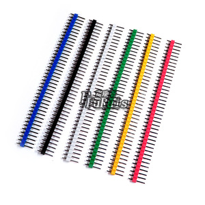 หัวต่อพินแบบแถวเดียว FuRuis 2.54 ขนาด 1x40P แบบเข็มตรง สำหรับประกอบอุปกรณ์อิเล็กทรอนิกส์ - Product Image 2