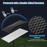 Housse de protection carrée en silicone Starlink Mini noire, étanche, antichoc, résistante aux UV, pour antenne Gen3 V3, accessoires extérieurs pour camping-car