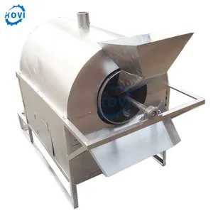 Electric Heating Rotatory Drum gas peanut roaster machine nuts processing machines oven making machine