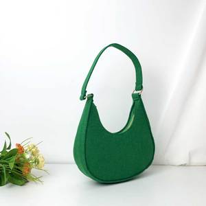 بيع بالجملة رخيصة قماش اللباد حقيبة حمل صغيرة حقائب يد نسائية مصمم موضة جديدة للسيدات حقائب كتف فاخرة للنساء - Product Image 1