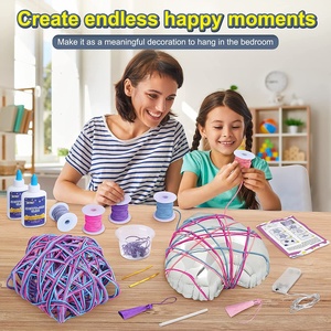 <span class=keywords><strong>3D</strong></span> String <span class=keywords><strong>Art</strong></span> Teen Girls Regalos Artesanía para niñas y niños de 8 a 12 años, DIY Lantern Arts & Craft Kits para niños - Product Image 2