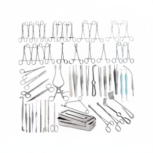 Juego de Instrumentos de Cirugía General de Precisión Profesional BISONS, 65 Piezas, Acero Inoxidable, Herramientas Quirúrgicas Manuales Reutilizables - Product Image 1