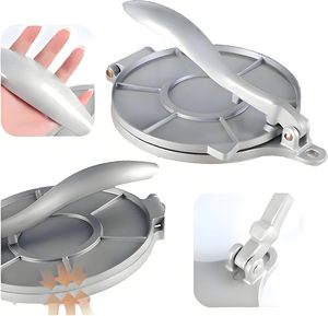 Tortilla Press Manual 8 Polegadas Tortilla Press <span class=keywords><strong>Machine</strong></span> Pancake Maker Alumínio Roti Press Tortilla Maker para Cozinha Crepes Caseiros - Product Image 2