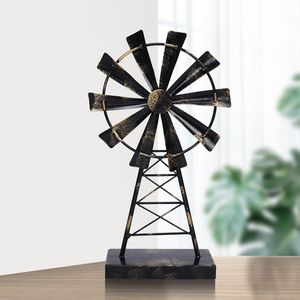 Articles de décoration intérieure au design rétro <span class=keywords><strong>Moulin</strong></span> à <span class=keywords><strong>vent</strong></span> élégant en métal décoratif - Product Image 4