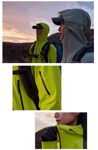 <span class=keywords><strong>Veste</strong></span> imperméable personnalisée en gros, unisexe, à une seule couche, pour les sports <span class=keywords><strong>de</strong></span> plein air, coupe-vent, respirante, pour la randonnée - Product Image 3