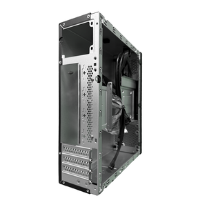 BESTCheap Micro ATX <strong>Case</strong> Black Steel <strong>Midtower</strong> Rack with Side Panel Window Computer Tower in Stock - Product Image 4