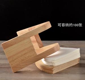 Cà Phê Bằng Gỗ Lọc Giấy Chủ Cà Phê Giấy Lưu Trữ Giá Cà Phê Lọc Giấy Container Bằng Gỗ Đứng Tổ Chức - Product Image 4