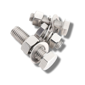 Tornillo de Cabeza Hexagonal Externa de Acero Inoxidable SS 316 Gr8.8, Galvanizado en Caliente - Product Image 2