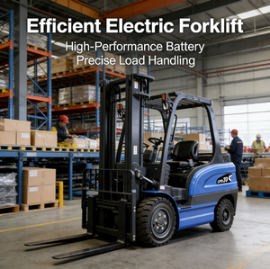 รถยกไฟฟ้า 4.2 ตัน ความกว้างรวม 1230 มม. ความสูงฝากระโปรง 2210 มม. ทำงานเสียงเบา เหมาะสำหรับร้านซ่อมเครื่องจักร - Product Image 1