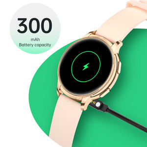 Reloj inteligente Maxtop con pantalla táctil grande para mujer, reloj inteligente IP68 resistente al agua con correa de acero, relojes inteligentes a la moda para mujer - Product Image 5