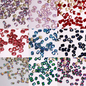 Paso Sico - Nuevos Cristales Ecológicos Octogonales en Color Rojo Siam, con Reverso Puntiagudo 3D, para Decoración de Uñas y Joyería - Product Image 5