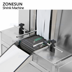 เครื่องห่อฟิล์มหดแบบกึ่งอัตโนมัติ ZONESUN ZS-ZQ15 สำหรับขวดซอสและเครื่องดื่ม พร้อมระบบอบไอน้ำ - Product Image 5