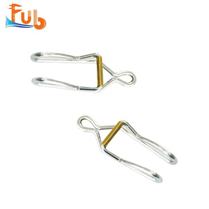 Clips pour vêtements en forme de U, métal plaqué, accessoires de bijoux DIY, couleur personnalisable - Product Image 5